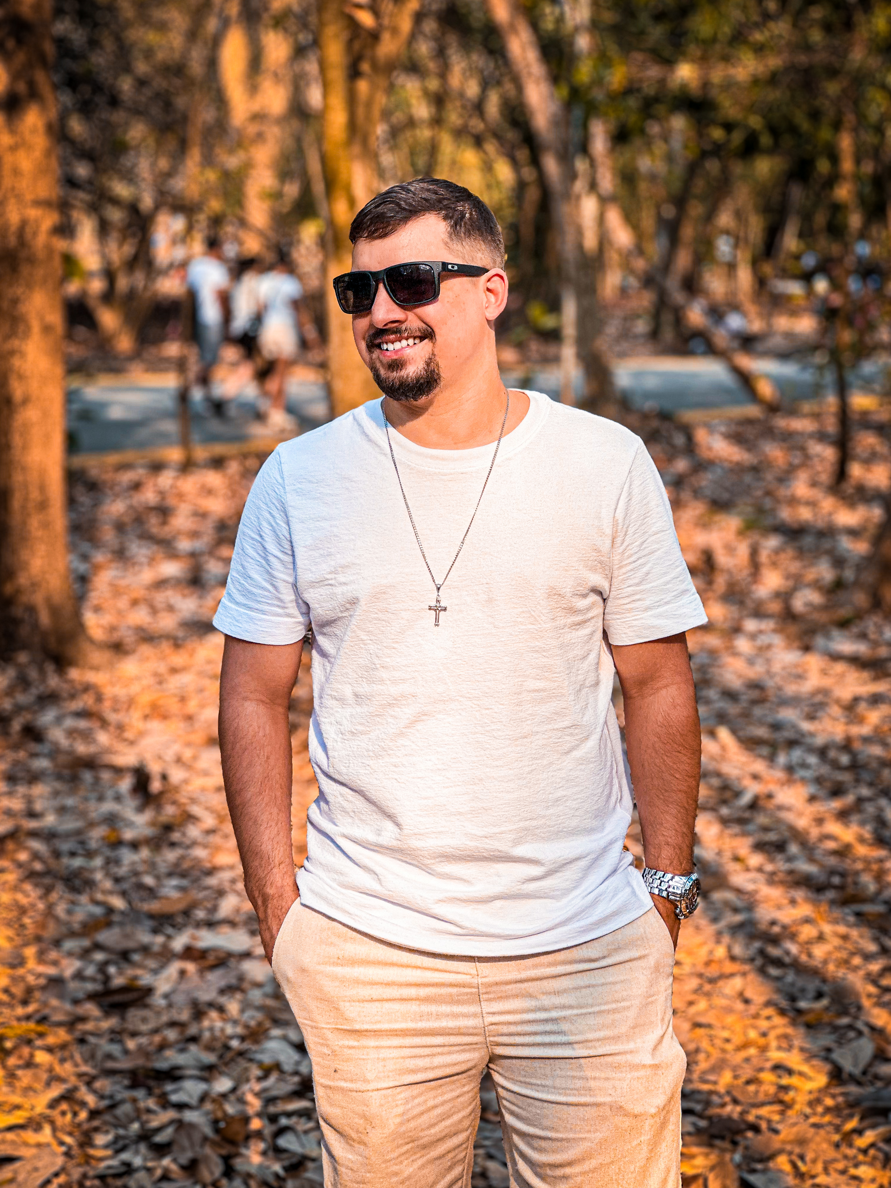 Foto tratada em parque