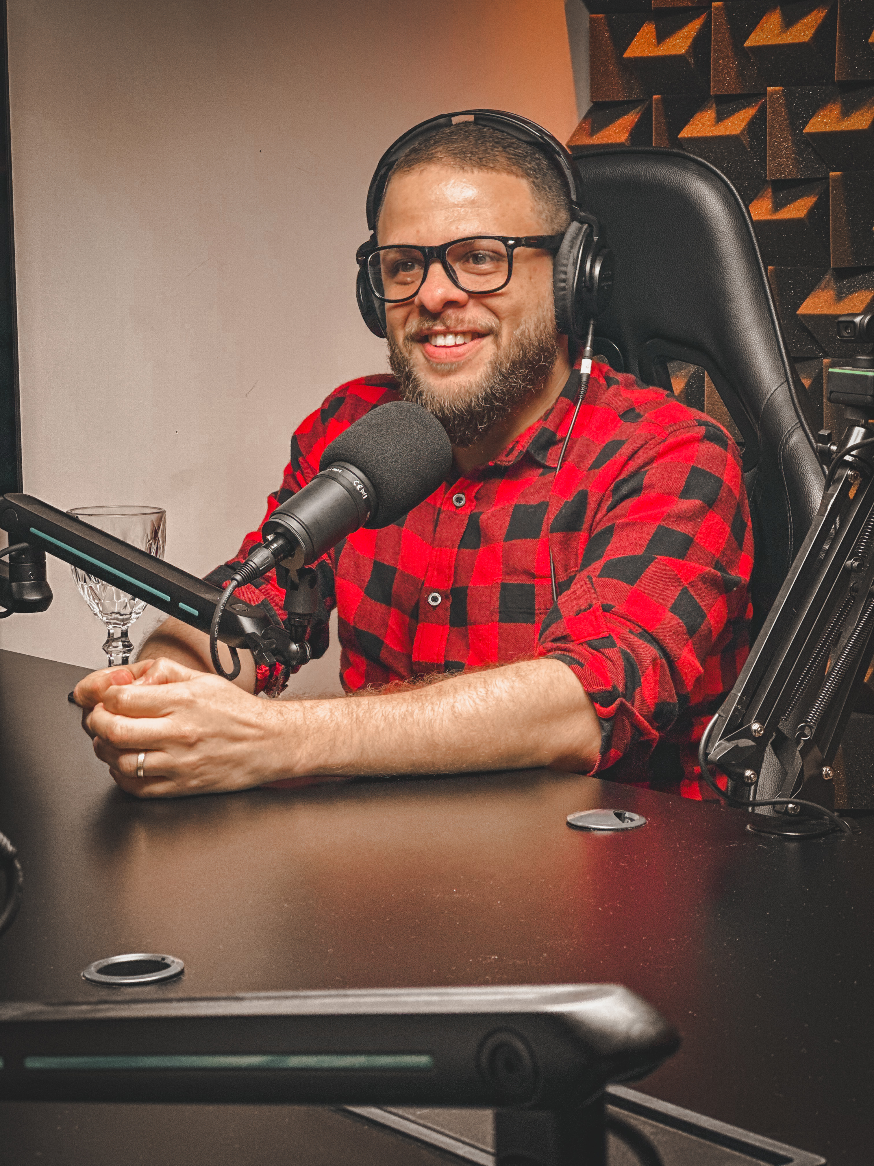 Foto tratada em podcast